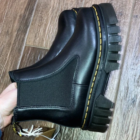 Dr. Martens Black Chunky Sole Boots - Picture 5 of 6